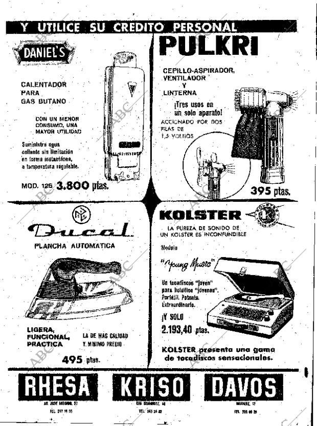 ABC MADRID 17-05-1961 página 19