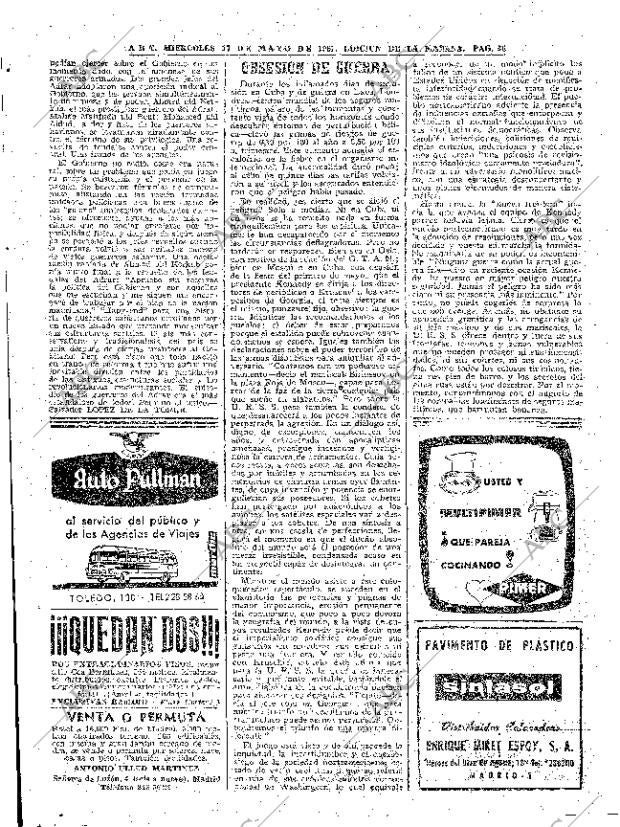 ABC MADRID 17-05-1961 página 38