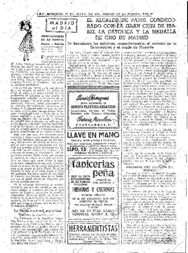 ABC MADRID 17-05-1961 página 45
