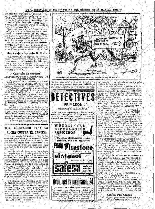 ABC MADRID 17-05-1961 página 47
