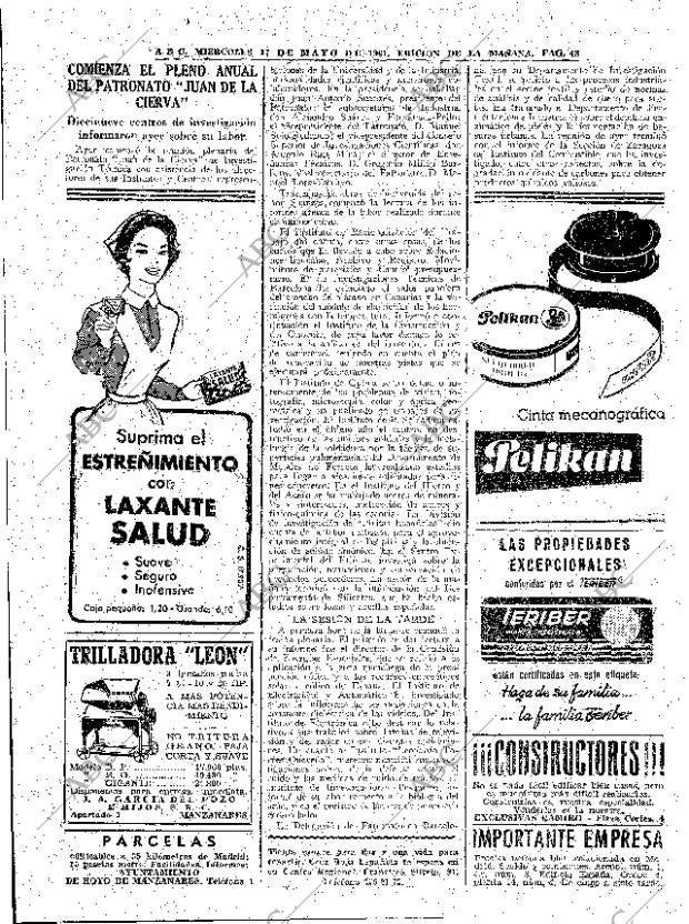 ABC MADRID 17-05-1961 página 48