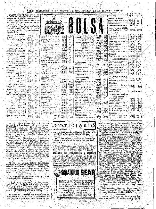 ABC MADRID 17-05-1961 página 51