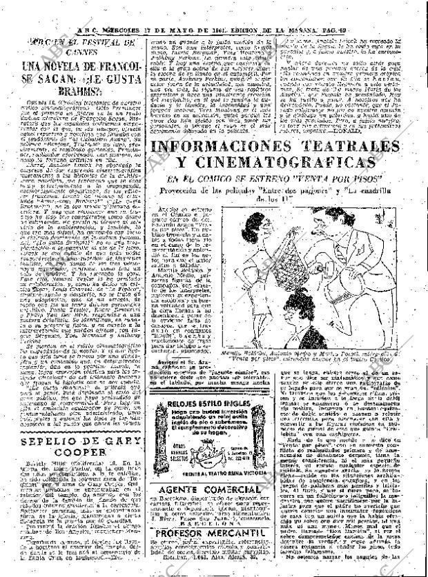 ABC MADRID 17-05-1961 página 59