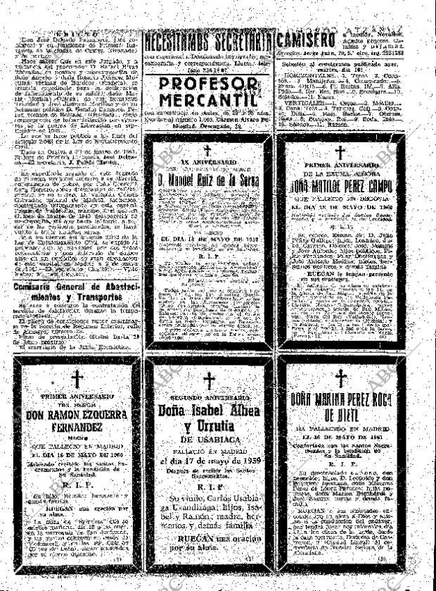 ABC MADRID 17-05-1961 página 73