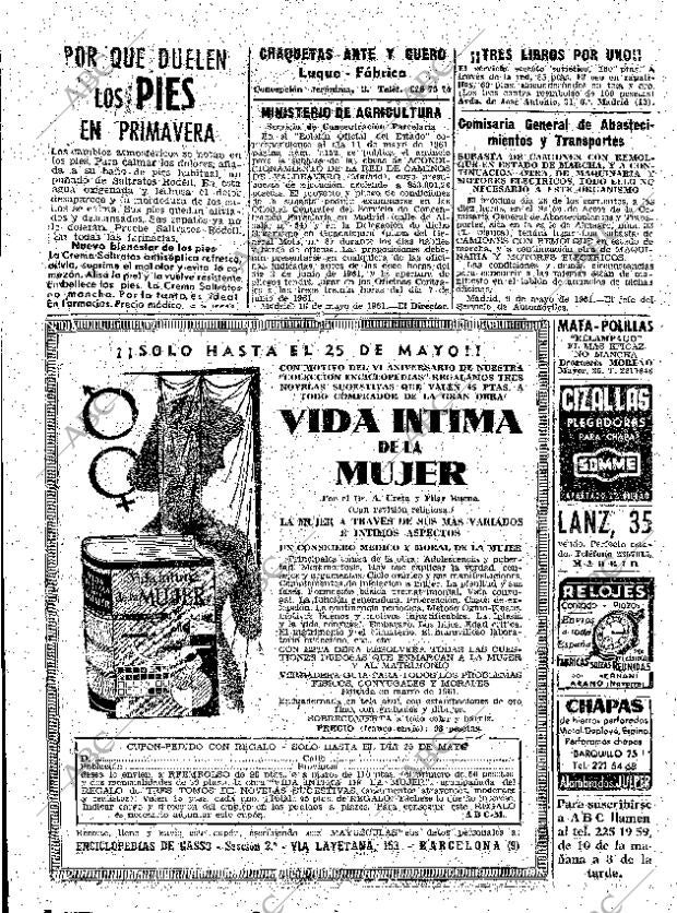 ABC MADRID 17-05-1961 página 74