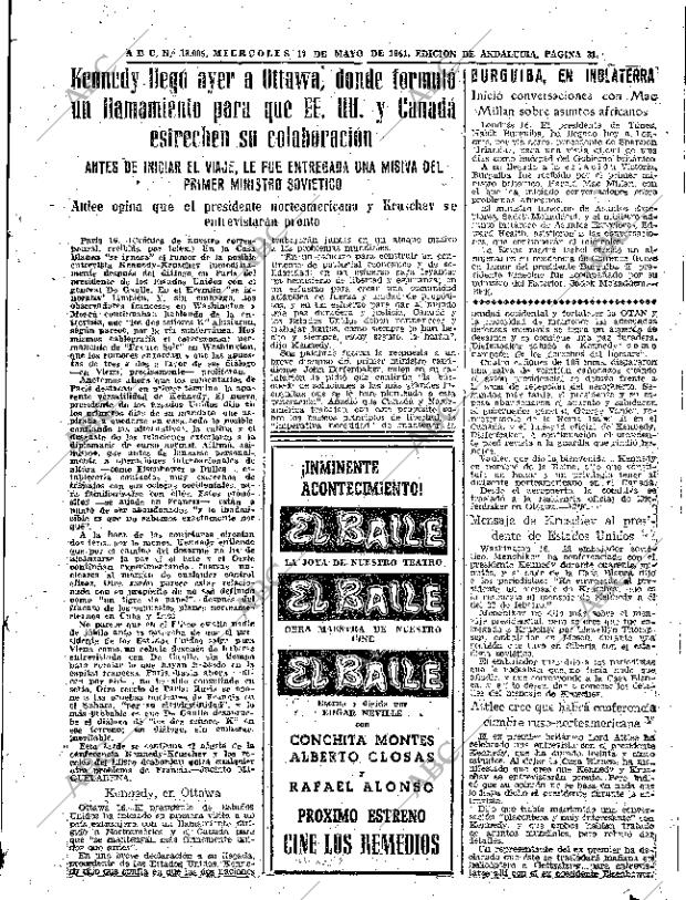 ABC SEVILLA 17-05-1961 página 31