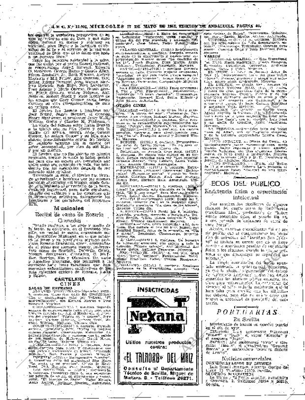 ABC SEVILLA 17-05-1961 página 40