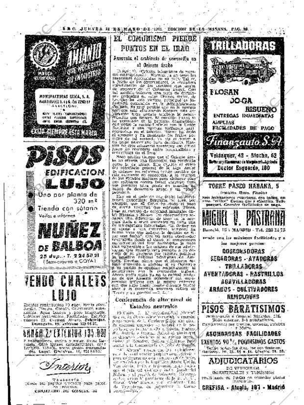 ABC MADRID 18-05-1961 página 38