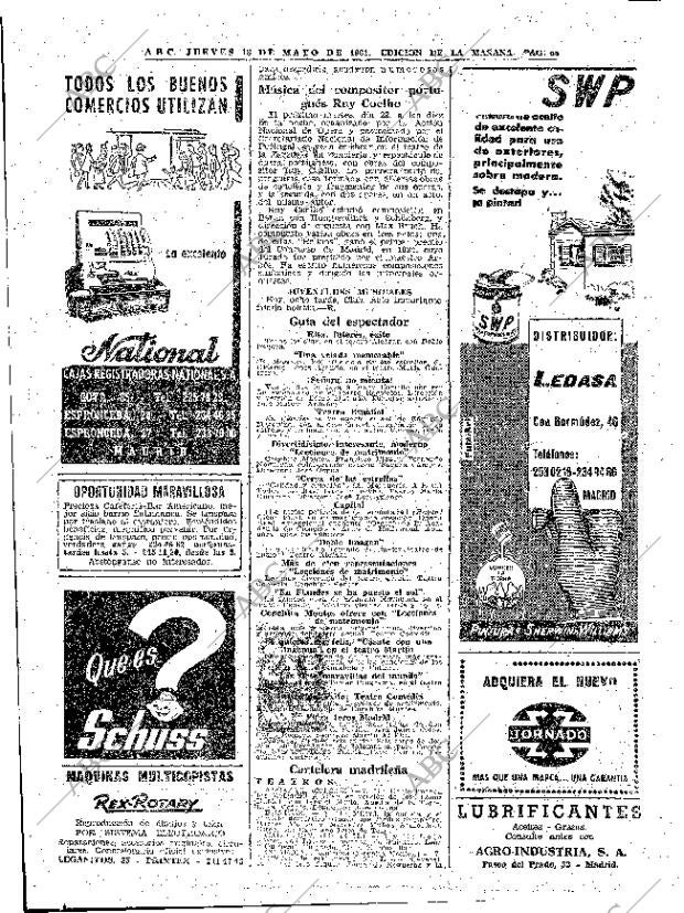 ABC MADRID 18-05-1961 página 64