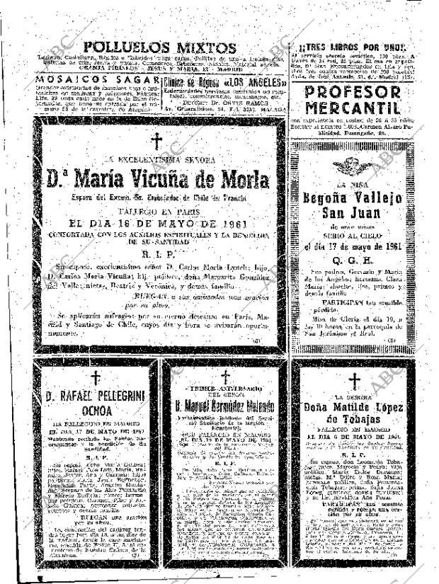 ABC MADRID 18-05-1961 página 74