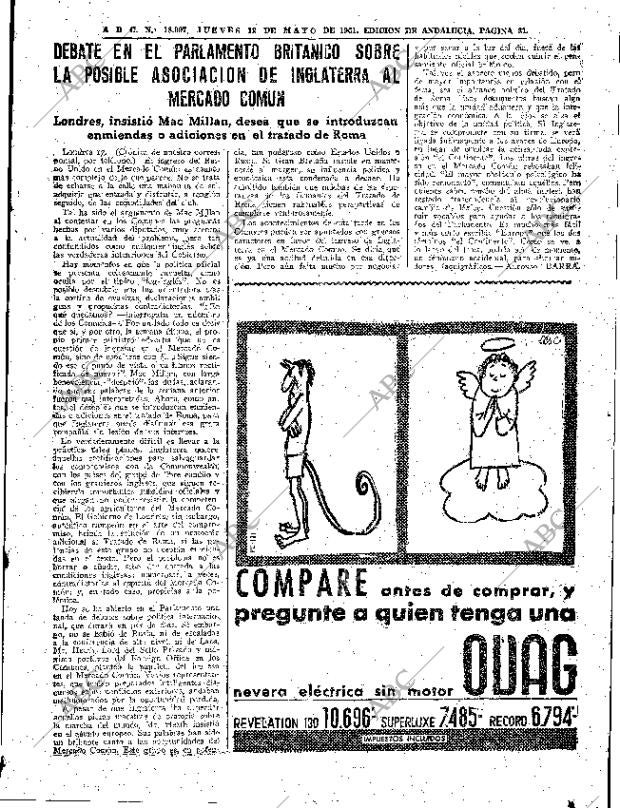 ABC SEVILLA 18-05-1961 página 31