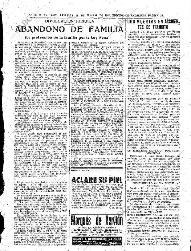 ABC SEVILLA 18-05-1961 página 37