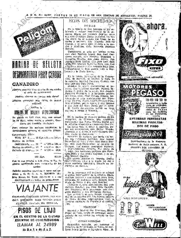 ABC SEVILLA 18-05-1961 página 38