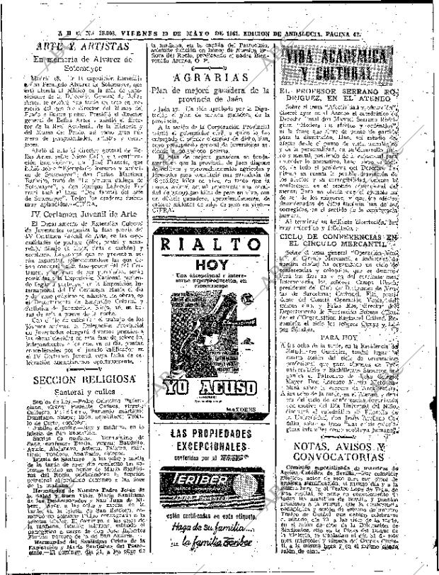 ABC SEVILLA 19-05-1961 página 42