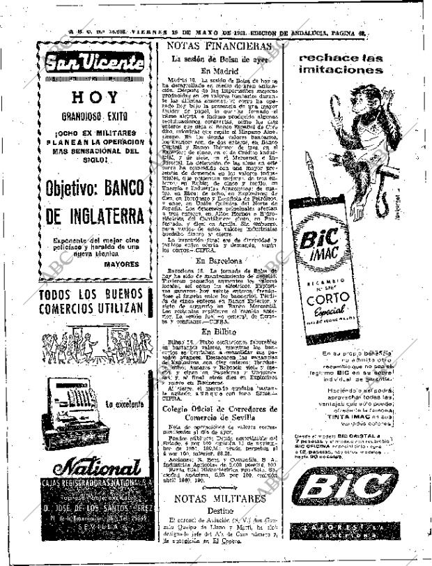 ABC SEVILLA 19-05-1961 página 48
