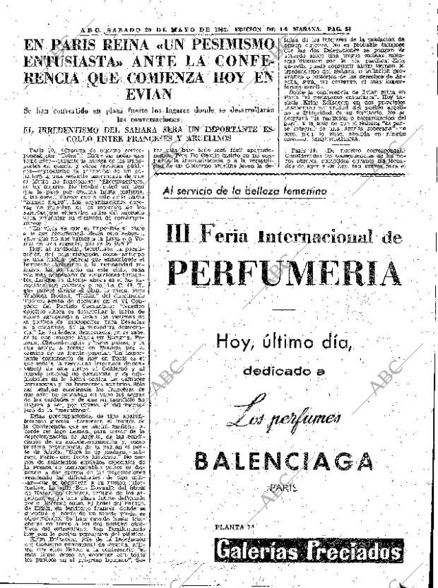 ABC MADRID 20-05-1961 página 53