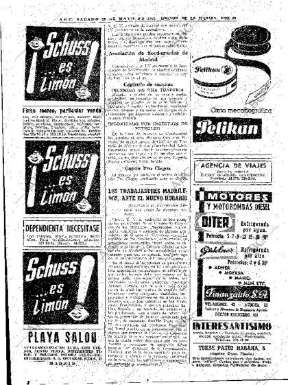 ABC MADRID 20-05-1961