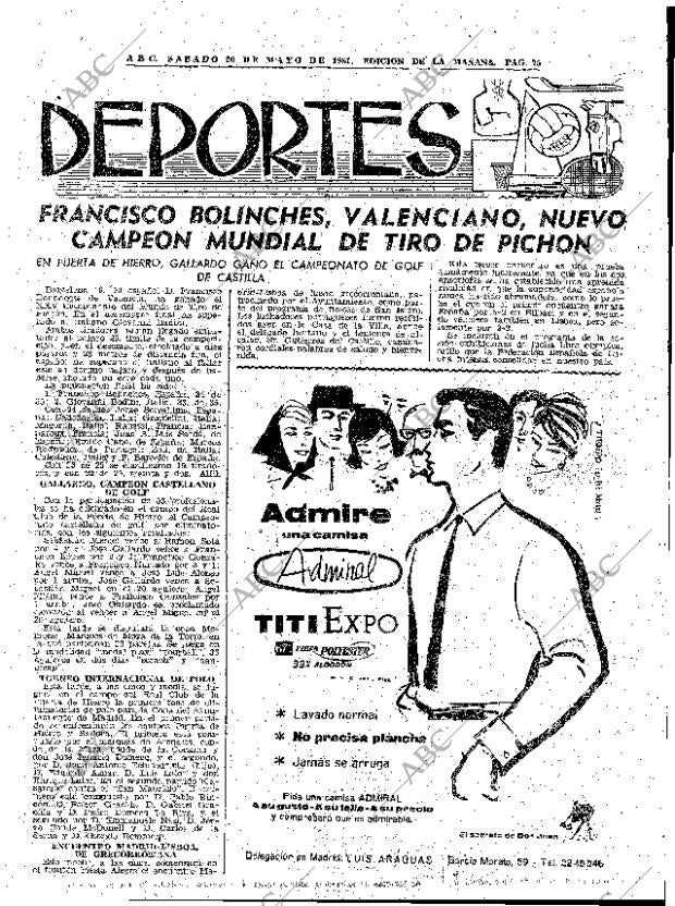 ABC MADRID 20-05-1961 página 75