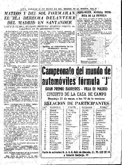 ABC MADRID 20-05-1961