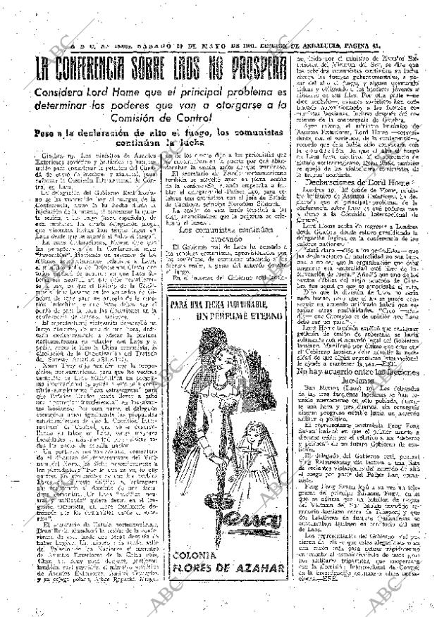 ABC SEVILLA 20-05-1961 página 41