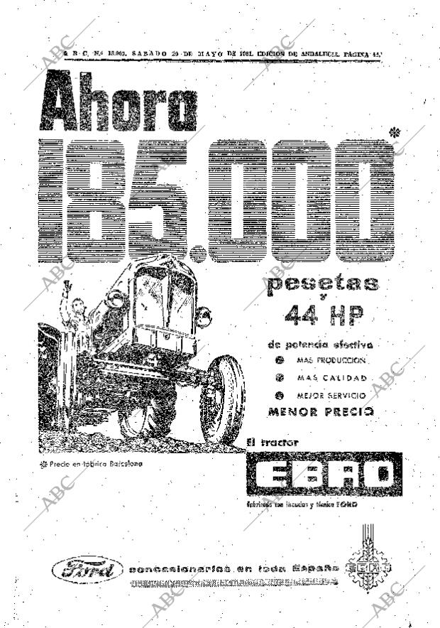 ABC SEVILLA 20-05-1961 página 44