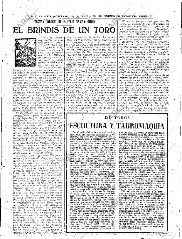 ABC SEVILLA 21-05-1961 página 71