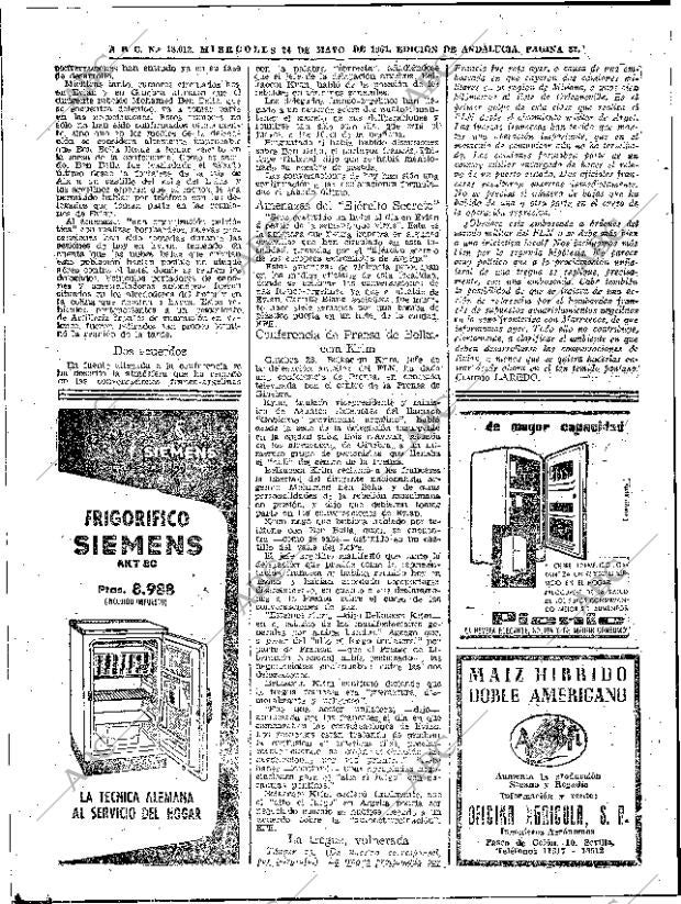 ABC SEVILLA 24-05-1961 página 16