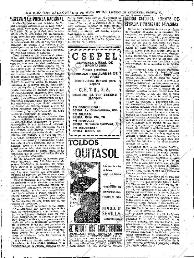 ABC SEVILLA 24-05-1961 página 20