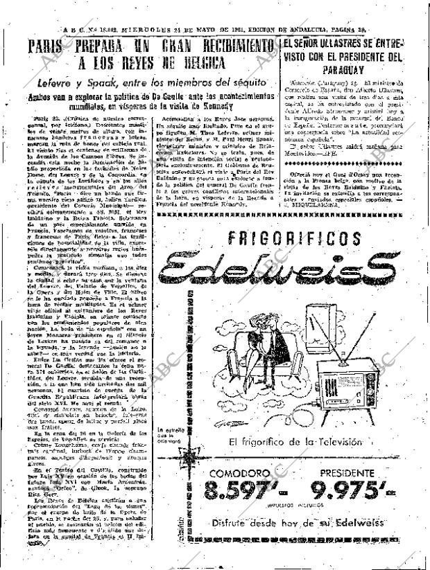 ABC SEVILLA 24-05-1961 página 23