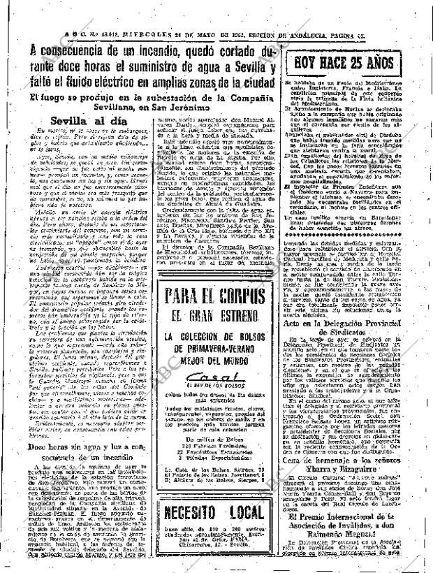 ABC SEVILLA 24-05-1961 página 27