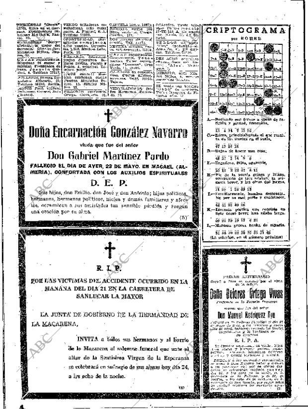 ABC SEVILLA 24-05-1961 página 38