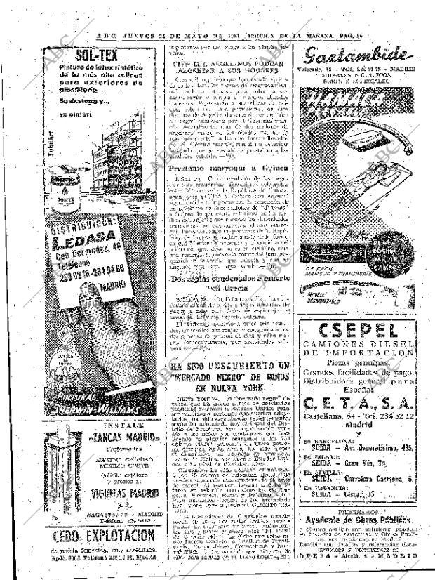 ABC MADRID 25-05-1961 página 36