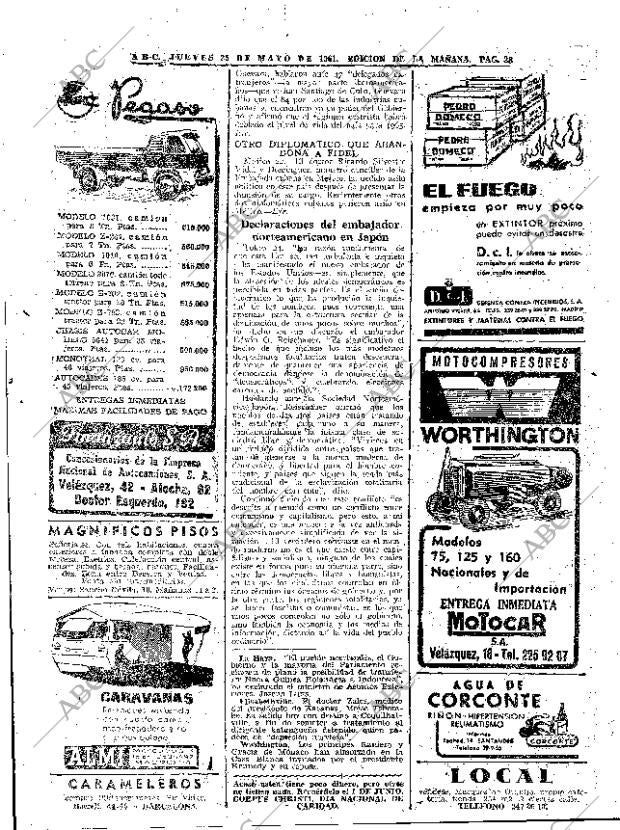ABC MADRID 25-05-1961 página 38