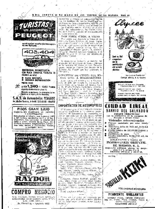 ABC MADRID 25-05-1961 página 44