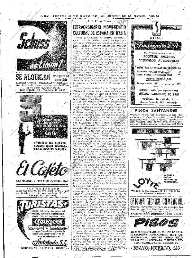 ABC MADRID 25-05-1961 página 50