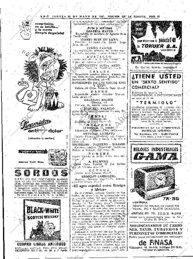 ABC MADRID 25-05-1961 página 52