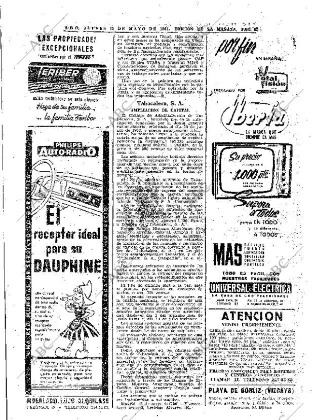 ABC MADRID 25-05-1961 página 62