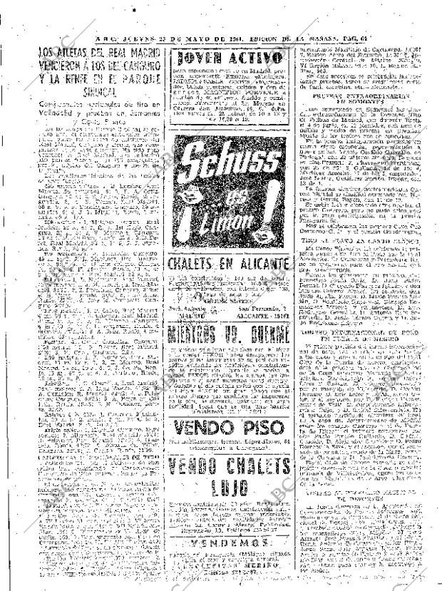 ABC MADRID 25-05-1961 página 64
