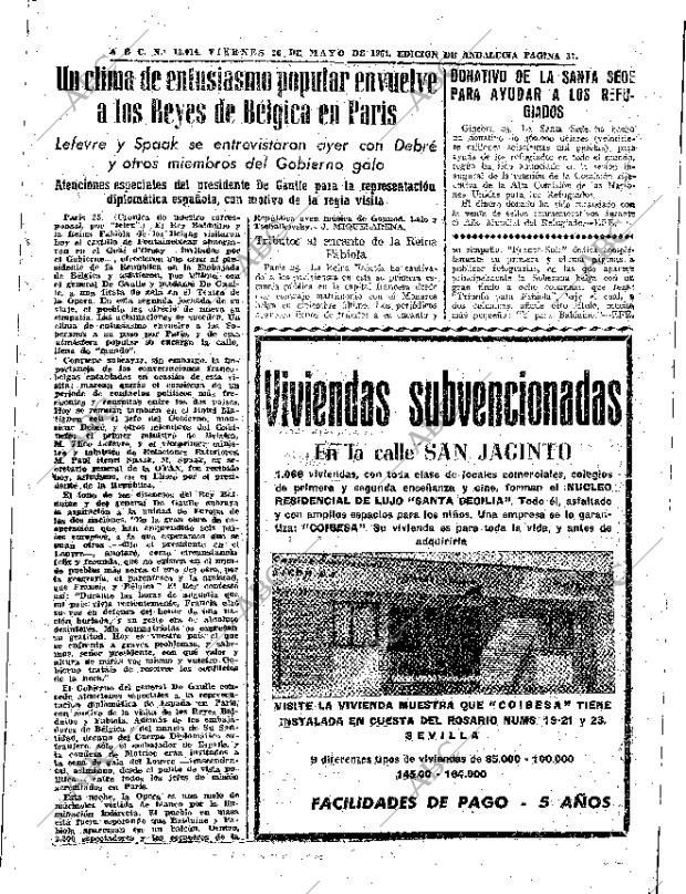 ABC SEVILLA 26-05-1961 página 31