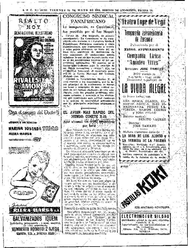ABC SEVILLA 26-05-1961 página 32