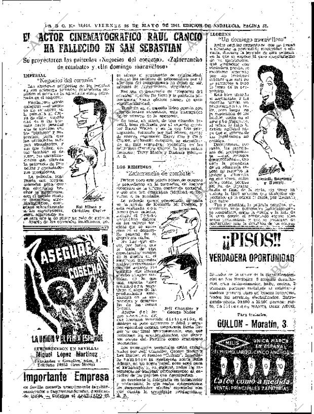 ABC SEVILLA 26-05-1961 página 45