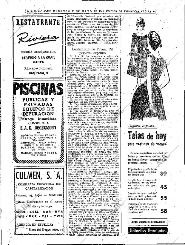 ABC SEVILLA 28-05-1961 página 48