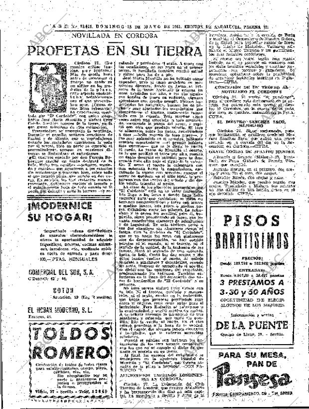 ABC SEVILLA 28-05-1961 página 72