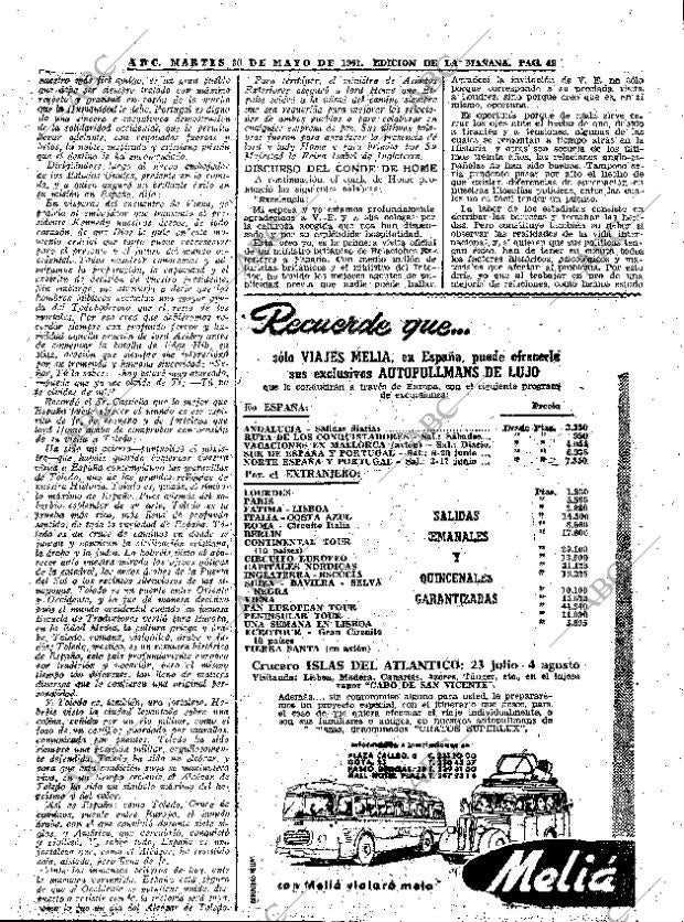 ABC MADRID 30-05-1961 página 49