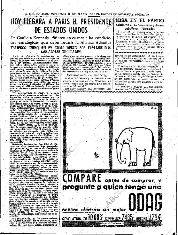 ABC SEVILLA 31-05-1961 página 39