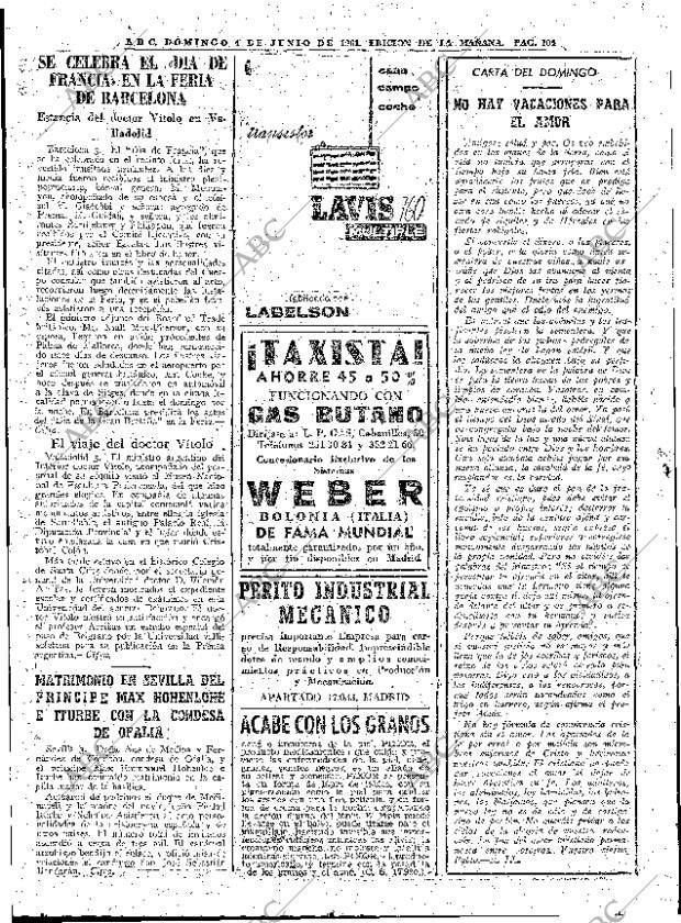 ABC MADRID 04-06-1961 página 104