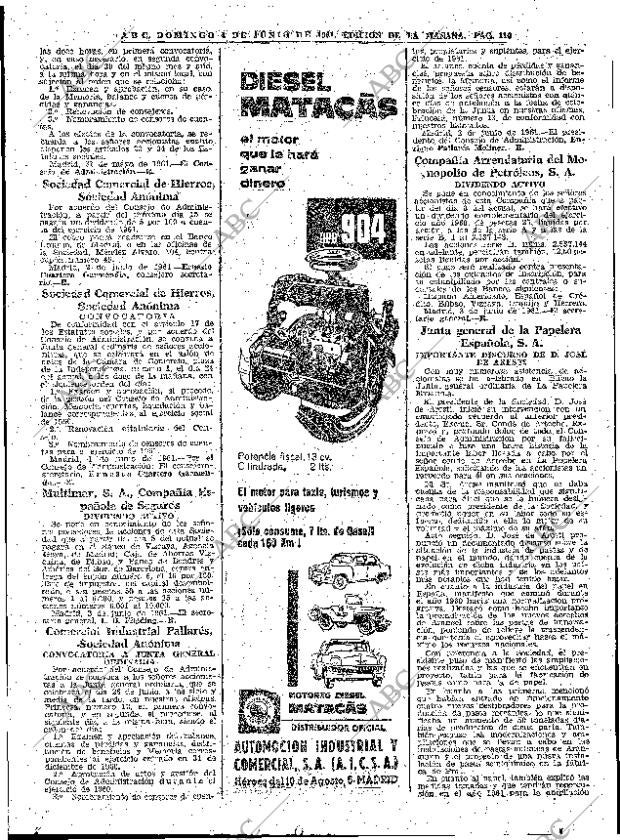 ABC MADRID 04-06-1961 página 110
