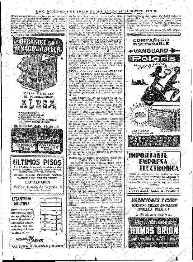 ABC MADRID 04-06-1961 página 80