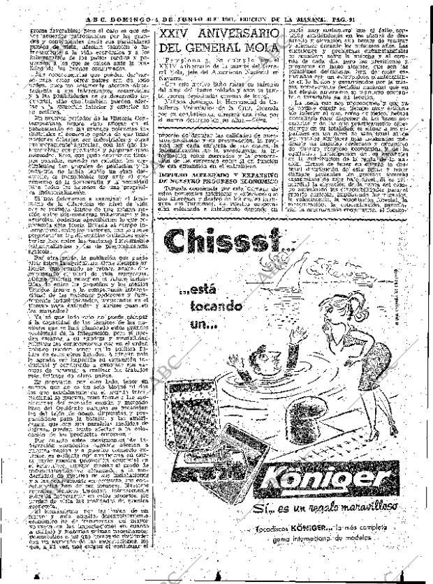 ABC MADRID 04-06-1961 página 91