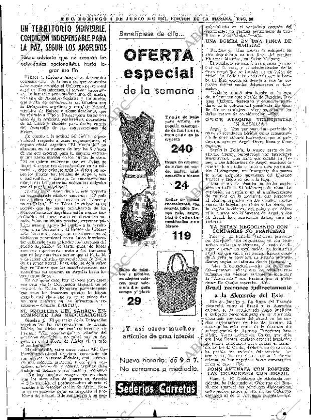 ABC MADRID 04-06-1961 página 96